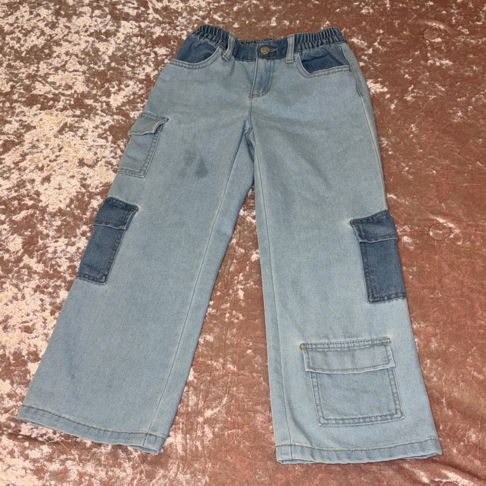 Girls Cargo Jeans